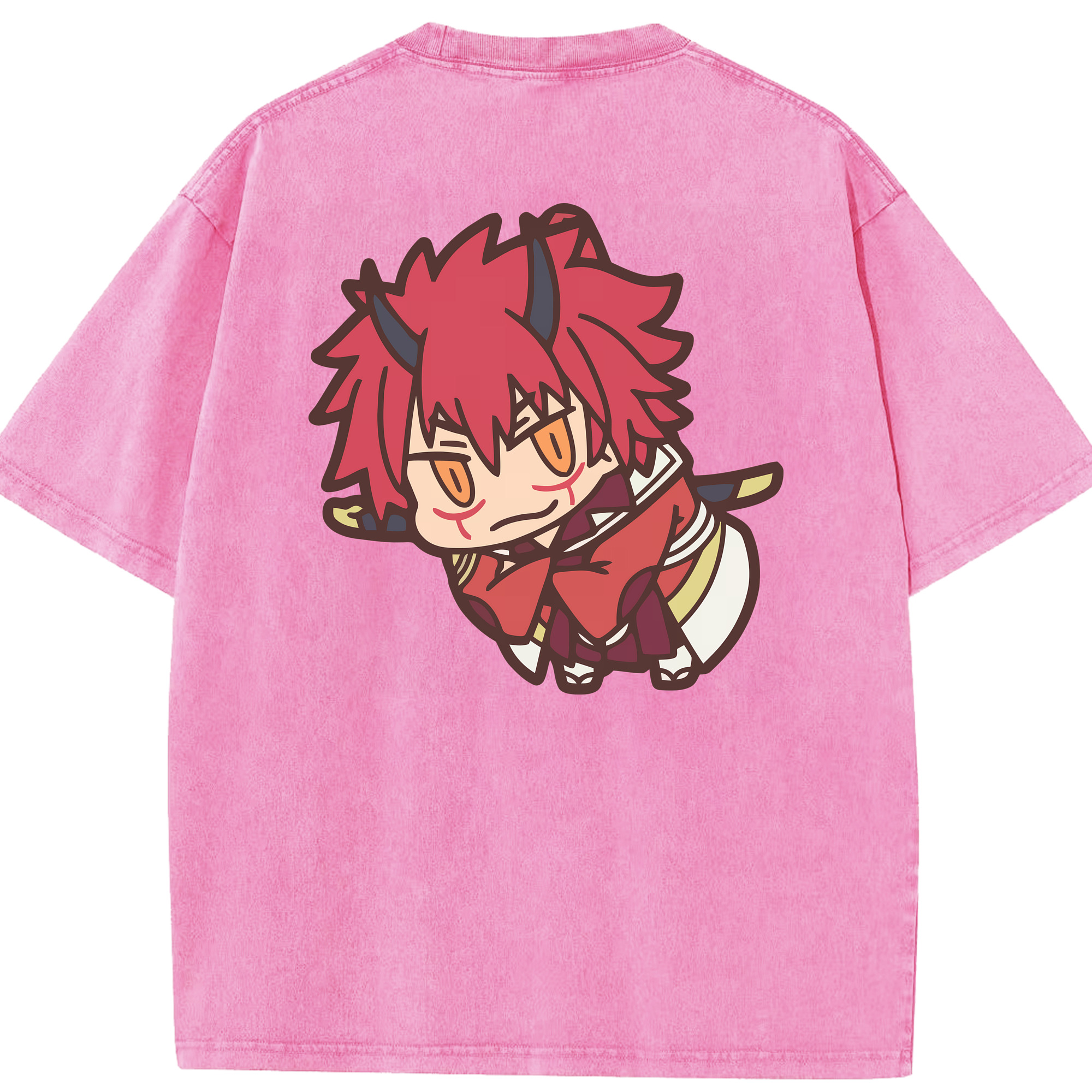 （画像用） 転スラ Regarding Reincarnated to Slime 綿100% ヴィンテージ風 半袖Tシャツ（背面プリント）